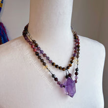 Load image into Gallery viewer, Radiant Soul - 108 - Amethyst, Citrine, Rhodonite, Strawberry Quartz, Smoky/Clear Quartz, Garnet, Hematite, Tigers Eye
