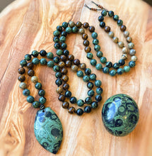Load image into Gallery viewer, Grounding Earth Energy - 108 - Kambaba Jasper, Picture Jasper, and Bronzite