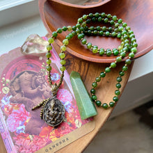 Load image into Gallery viewer, Growth - 108 - Luxe Peridot + Russian Jade Mala