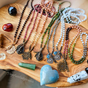 Glowing from Within - 108 - Luxe Citrine + Sunstone Mala