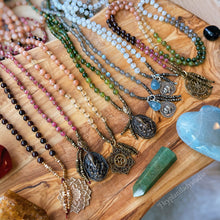 Load image into Gallery viewer, Manifestation - 108 - Luxe Garnet Mandala Mala
