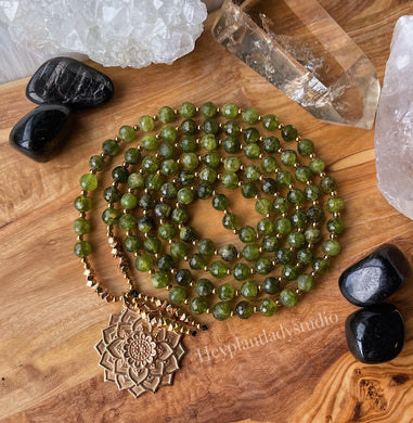 Positive Manifestation - 108 - Luxe Peridot Mala