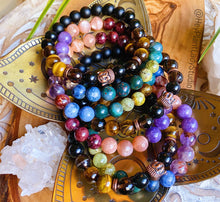 Load image into Gallery viewer, Rooted in Nature Bracelet - Gemstone Rainbow Bracelet
