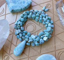 Load image into Gallery viewer, Ocean Waves - 108 - Luxe Larimar Mala