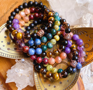 Protect Your Energy - Copper Buddha Mala Bracelet