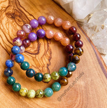 Load image into Gallery viewer, Rooted in Nature Bracelet - Gemstone Rainbow Bracelet