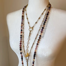 Load image into Gallery viewer, You Choose - Forgotten Objects - Ammonite, Swarovski, and Brass Chain Necklaces