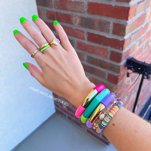 FRUIT PUNCH - Macaroni Stretch Bracelet