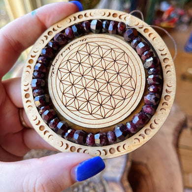 Reserved - Garnet Bracelet - 8”