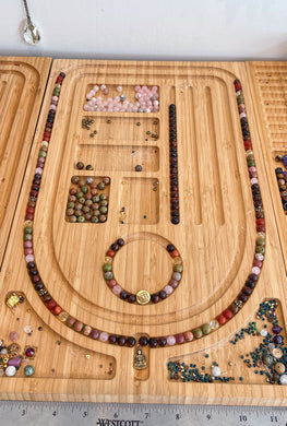 RESERVED - Divine Feminine Healing - 108 Bead Mala Necklace + Bracelet SET