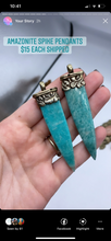 Load image into Gallery viewer, RESERVED - 3/4 KUCHI coin necklaces + Amazonite pendant