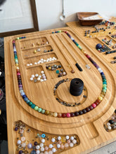 Load image into Gallery viewer, 108 Rainbow Gemstone Mala Necklace - Black Thread