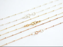 Load image into Gallery viewer, Reserved - 2 Charm Necklaces Sun Moon 18” &amp; 24” Aquarius + Eye + All Polished Finish