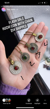 Load image into Gallery viewer, RESERVED - 3/4 KUCHI coin necklaces + Amazonite pendant