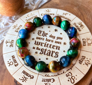 RESERVED 8” - 10mm - Mixed Tigers Eye