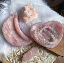 Load image into Gallery viewer, Moon Rose Quartz Bowl - Love + Peace + Happiness