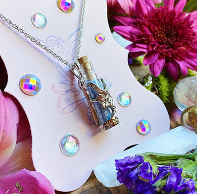 Vintage Pixie Dust Vial Necklace