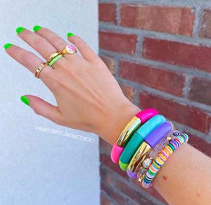 FRUIT PUNCH - Macaroni Stretch Bracelet