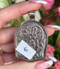 Load image into Gallery viewer, 55mm Sunset Labradorite Buddha Pendant - 6