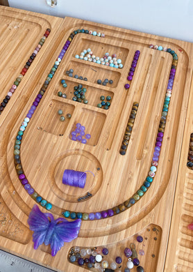 RESERVED Metamorphosis - Purple Jade Butterfly