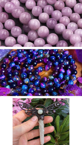 RESERVED FOR KELS - beadwork - 108 Galaxy Tigers Eye Mala Bead Necklace