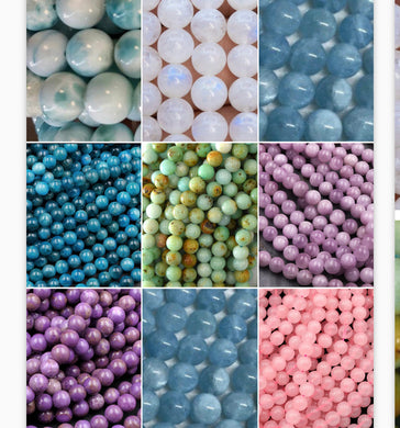 Reserved - 108 Aquamarine Mala