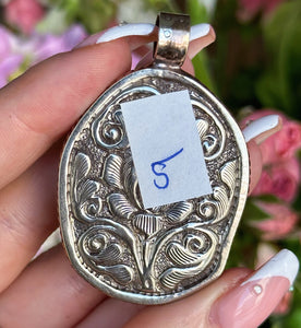 55mm Labradorite Buddha Pendant - 5