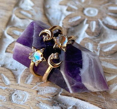 Cosmic Glow - Adjustable Ring